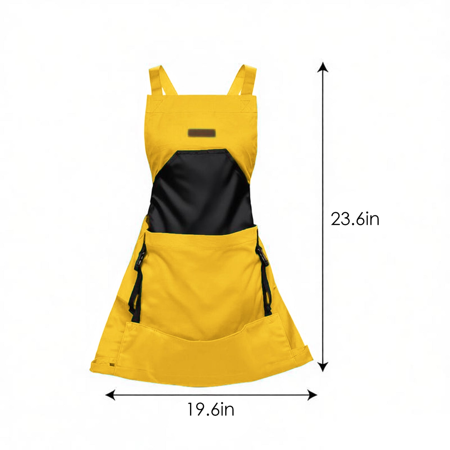 Full Coverage Gardening Apron with Large Harvest Pocket Oxford Fabric Apron for Yard Fruit Picking