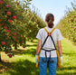 Full Coverage Gardening Apron with Large Harvest Pocket Oxford Fabric Apron for Yard Fruit Picking