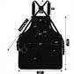 Full Coverage Work Apron with Multi Pocket Storage Canvas Utility Apron for Workshop Gardening