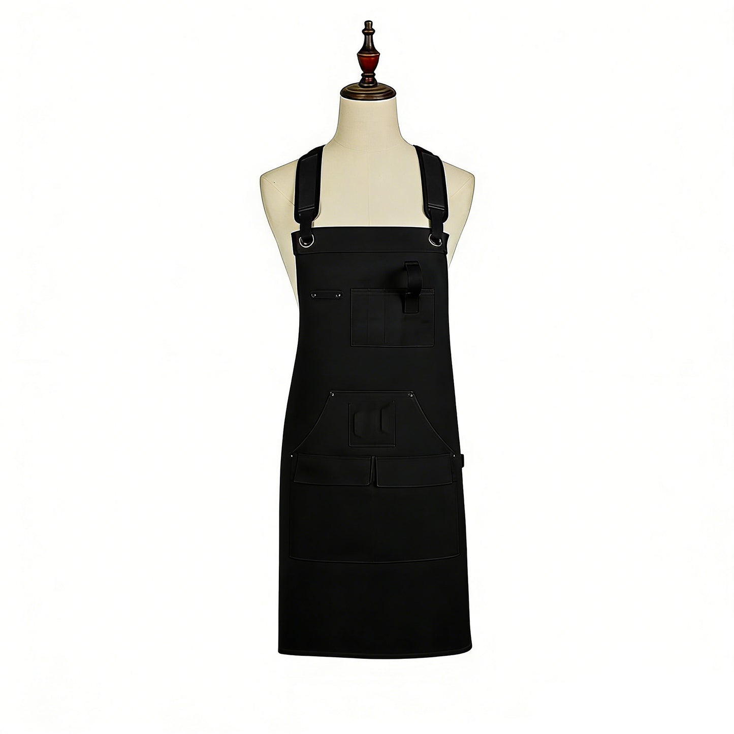 Full Coverage Work Apron with Multi Pocket Storage Canvas Utility Apron for Workshop Gardening