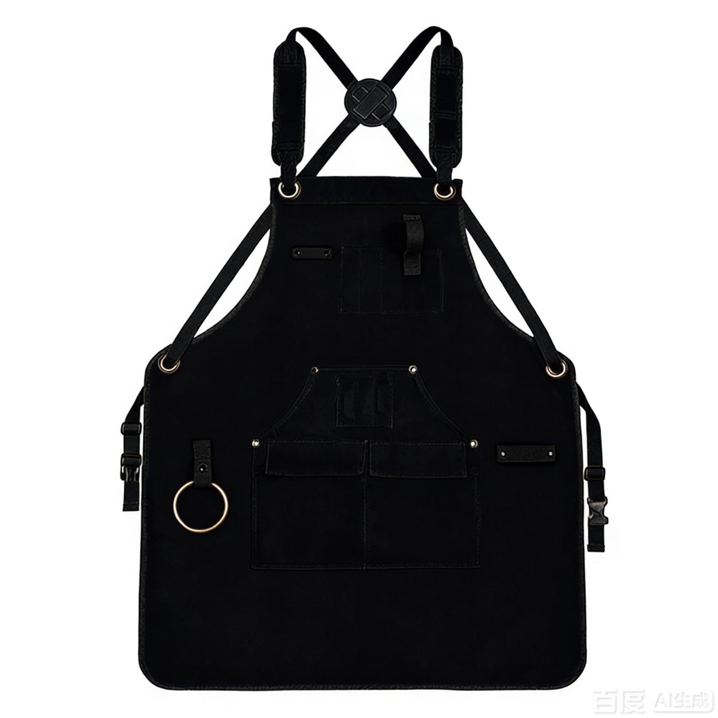 Full Coverage Work Apron with Multi Pocket Storage Canvas Utility Apron for Workshop Gardening