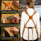 Full Coverage Work Apron with Multi Pocket Storage Canvas Utility Apron for Workshop Gardening