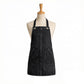 Denim Style Work Apron with Dual Front Pockets Utility Apron for Kitchen Cafe Workshop and Home Use