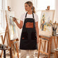 Utility Work Apron with Multi Pocket Design Full Coverage Apron for Kitchen Studio Workshop and Home