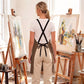 Utility Work Apron with Multi Pocket Design Full Coverage Apron for Kitchen Studio Workshop and Home