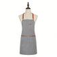 Denim Work Apron with Multi Pocket Utility Apron Full Coverage for Kitchen Studio Workshop and Home