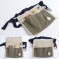 Multi Pocket Tool Waist Apron with Adjustable Strap Durable Canvas Utility Work Apron for Gardening