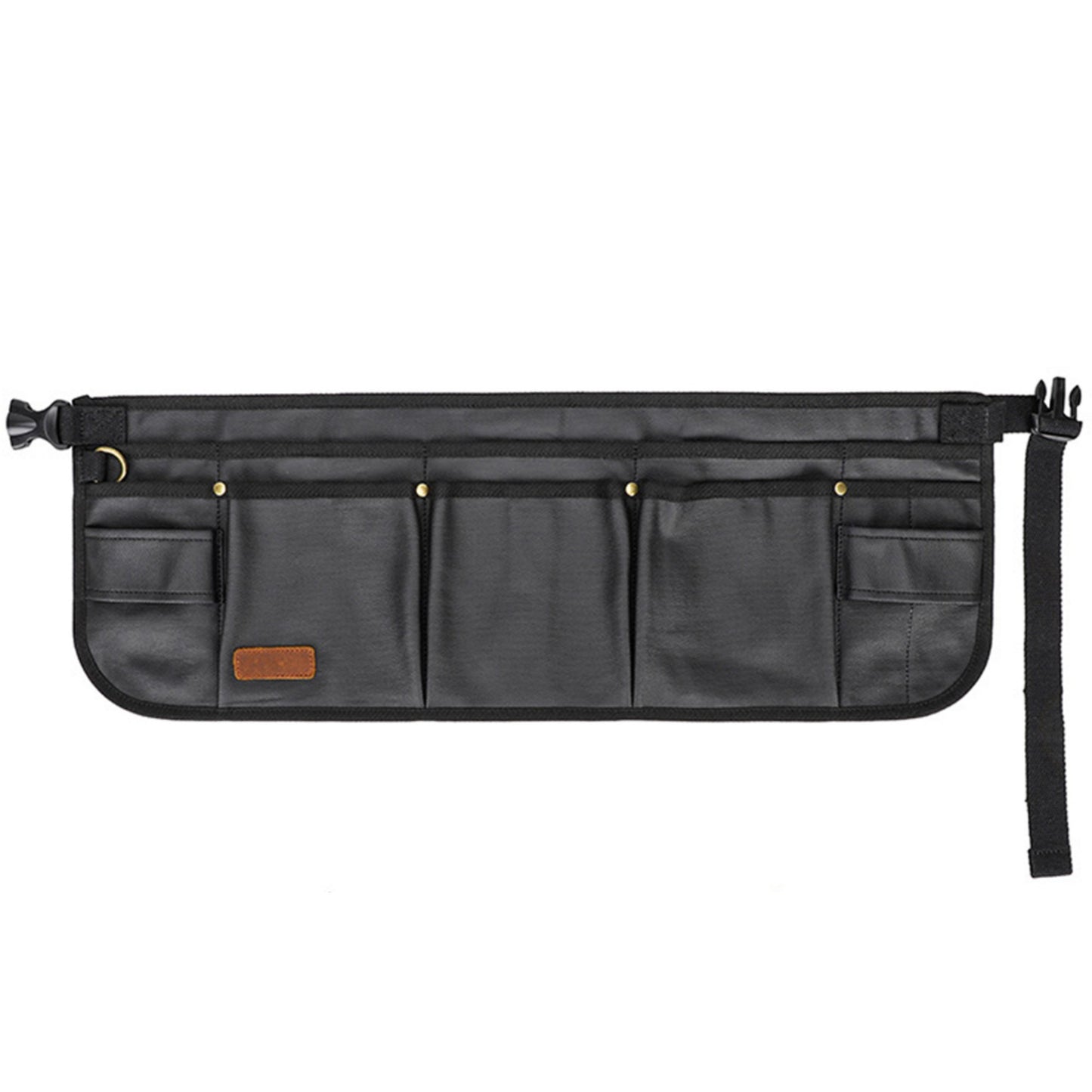Men's Multi Pocket Tool Apron with Adjustable Waist Strap Durable Canvas Utility Work Apron
