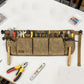 Men's Multi Pocket Tool Apron with Adjustable Waist Strap Durable Canvas Utility Work Apron