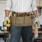 Men's Multi Pocket Tool Apron with Adjustable Waist Strap Durable Canvas Utility Work Apron