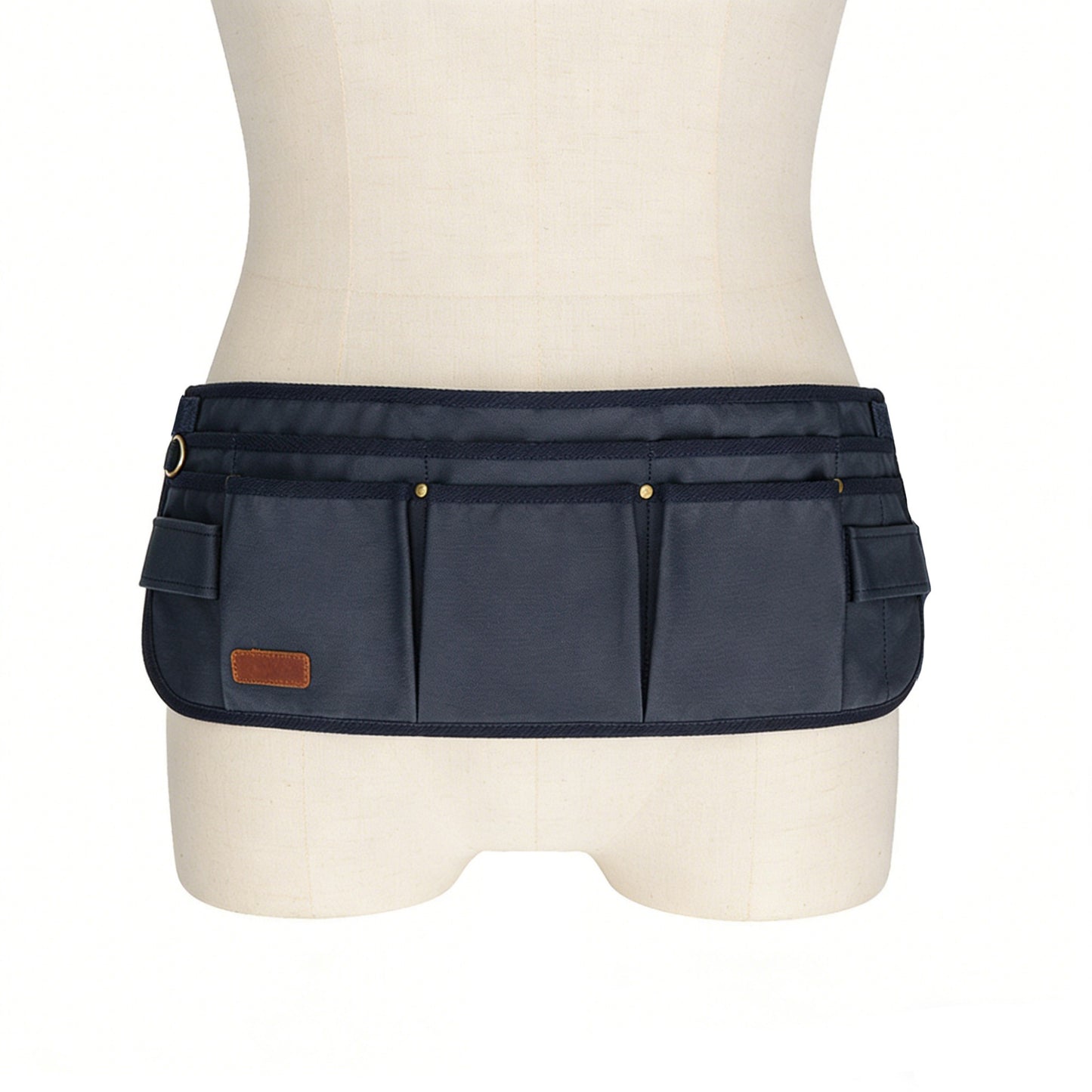 Men's Multi Pocket Tool Apron with Adjustable Waist Strap Durable Canvas Utility Work Apron