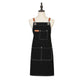 Cotton Kitchen Apron with Cross Back Straps Multi Pocket Utility Apron for Cooking Baking Craft