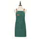 Cotton Kitchen Apron with Cross Back Straps Multi Pocket Utility Apron for Cooking Baking Craft