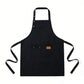 Kitchen Apron Cotton Blend Adjustable Neck Apron with Pocket for Cooking Baking Crafting