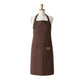 Kitchen Apron Cotton Blend Adjustable Neck Apron with Pocket for Cooking Baking Crafting