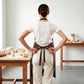 Kitchen Apron Cotton Blend Adjustable Neck Apron with Pocket for Cooking Baking Crafting