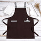 Kitchen Apron Cotton Blend Adjustable Neck Apron with Dual Pockets for Cooking Baking Kitchen Use