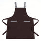 Kitchen Apron Cotton Blend Adjustable Neck Apron with Dual Pockets for Cooking Baking Kitchen Use