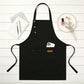 Kitchen Apron Polyester Adjustable Neck Apron with Pocket for Cooking Baking Work Use
