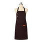 Kitchen Apron Polyester Adjustable Neck Apron with Pocket for Cooking Baking Work Use
