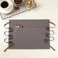 Waist Apron Cotton Work Apron with Multi Pocket Utility Design Adjustable Tie for Cooking Server