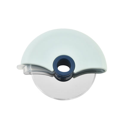 Pizza Cutter Wheel with Protective Cover Compact Handheld Rolling Blade Kitchen Cutting Tool