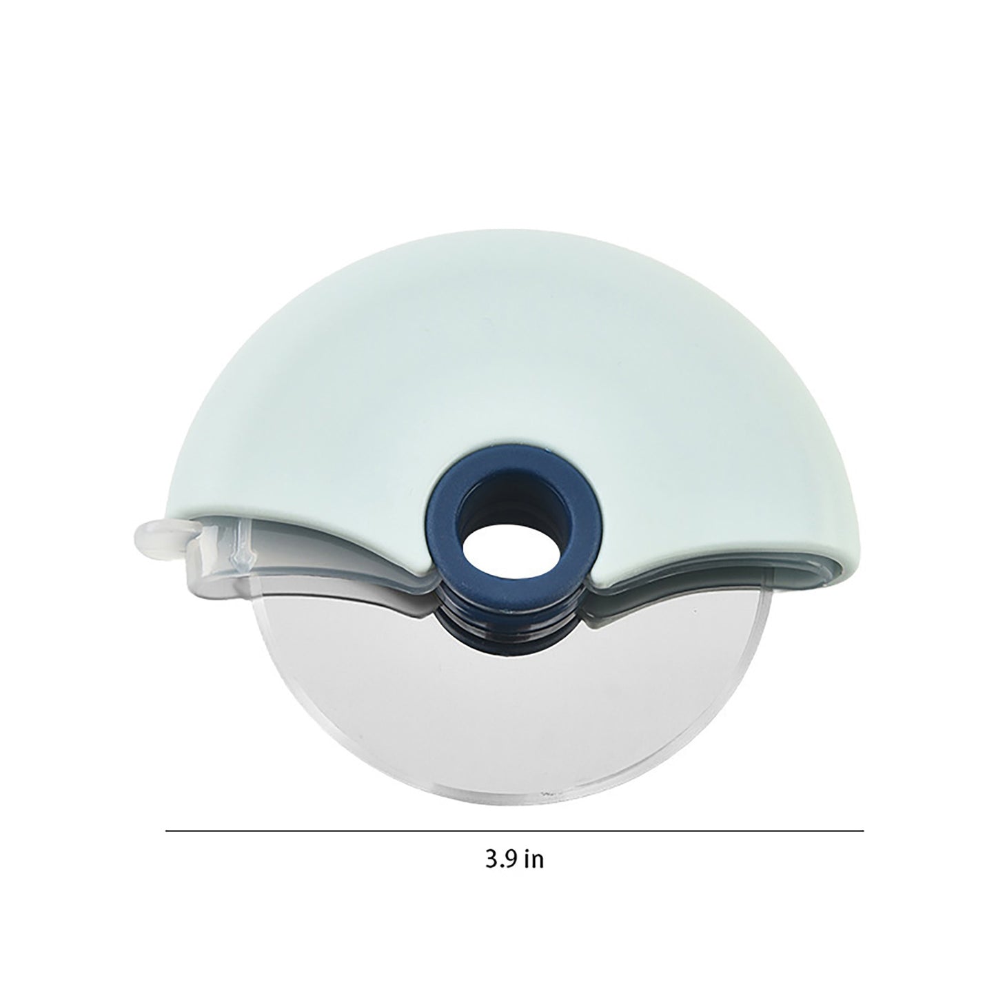 Pizza Cutter Wheel with Protective Cover Compact Handheld Rolling Blade Kitchen Cutting Tool