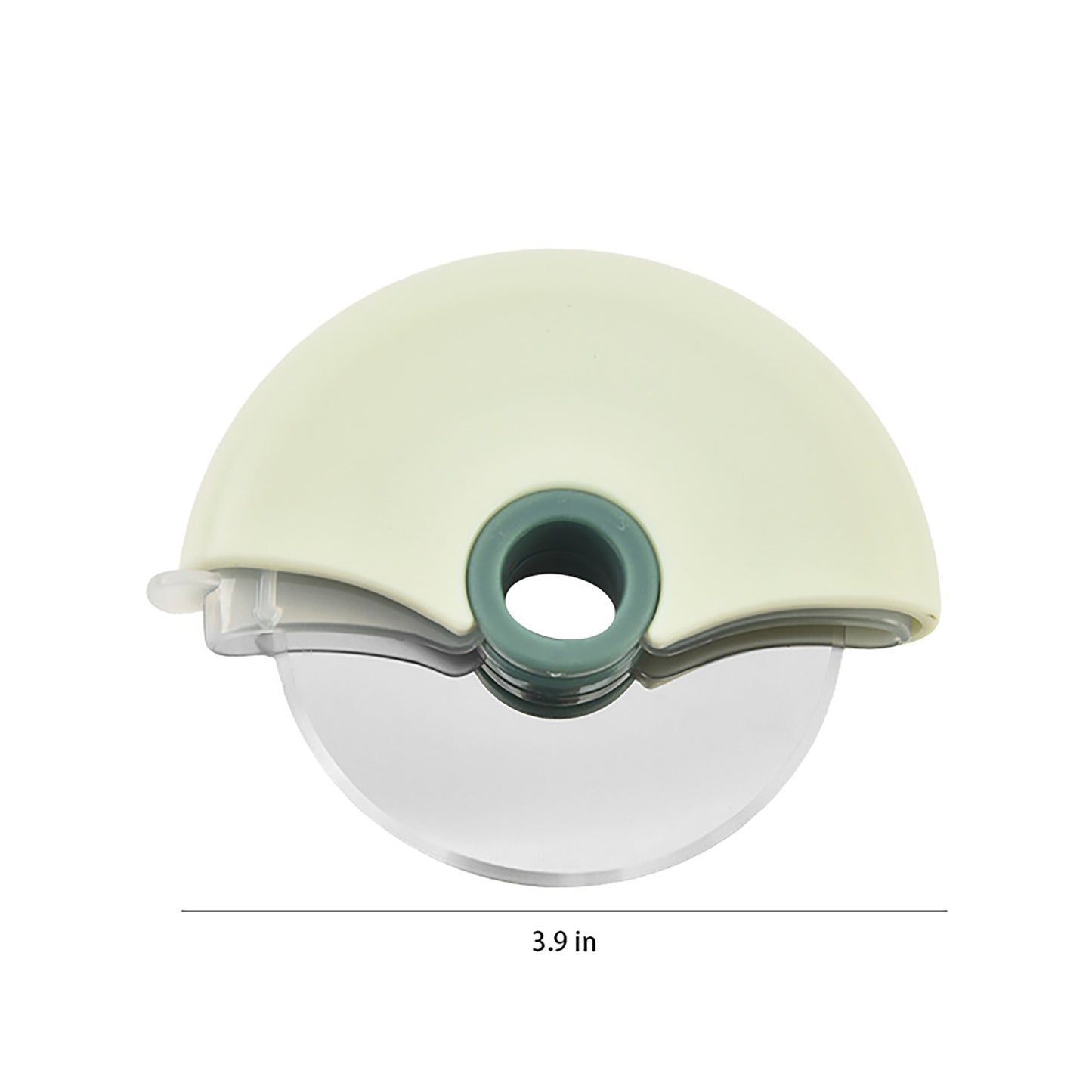 Pizza Cutter Wheel with Protective Cover Compact Handheld Rolling Blade Kitchen Cutting Tool
