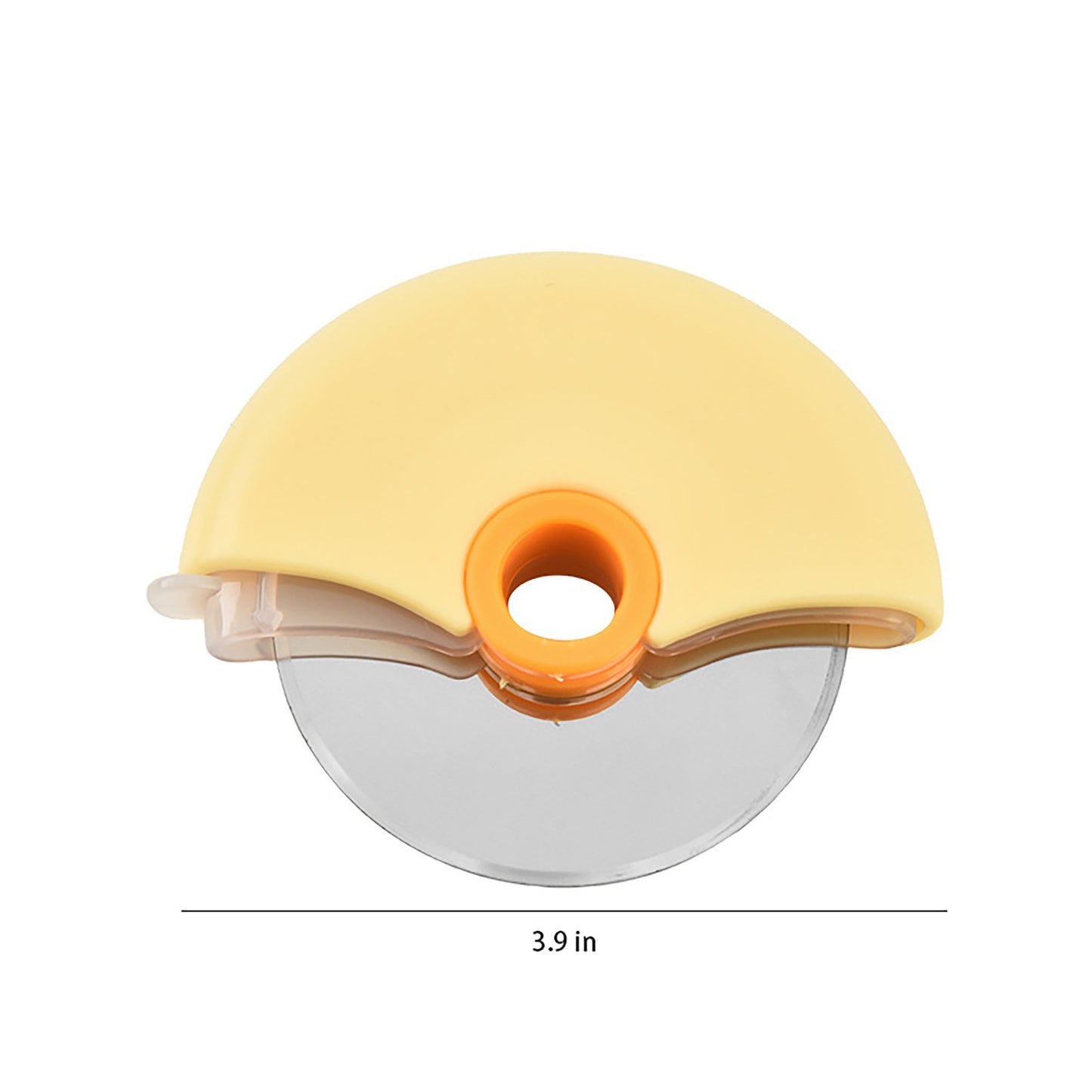 Pizza Cutter Wheel with Protective Cover Compact Handheld Rolling Blade Kitchen Cutting Tool