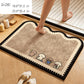 Diatomite Bath Mat Soft Suede Surface Quick Dry Absorbent Bathroom Floor Mat
