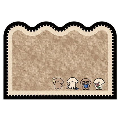 Diatomite Bath Mat Soft Suede Surface Quick Dry Absorbent Bathroom Floor Mat