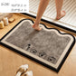 Diatomite Bath Mat Soft Suede Surface Quick Dry Absorbent Bathroom Floor Mat