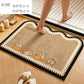 Diatomite Bath Mat Soft Suede Surface Quick Dry Absorbent Bathroom Floor Mat