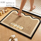 Diatomite Bath Mat Soft Suede Surface Quick Dry Absorbent Bathroom Floor Mat