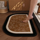 Diatomite Bath Mat Soft Suede Surface Quick Dry Minimalist Bathroom Floor Mat