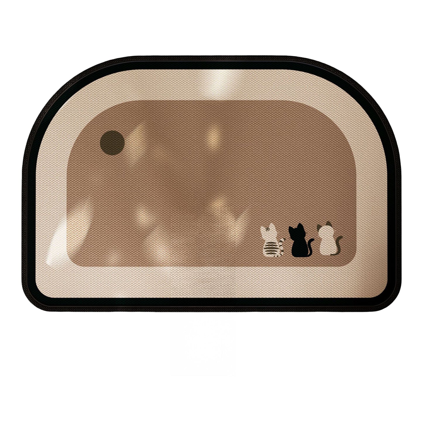 Diatomite Bath Mat Soft Suede Surface Quick Dry Minimalist Bathroom Floor Mat
