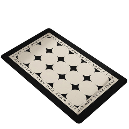 Rectangular Diatomite Bath Mat Soft Suede Surface Bathroom Floor Mat