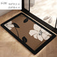 Rectangular Diatomite Bath Mat Soft Suede Surface Bathroom Floor Mat