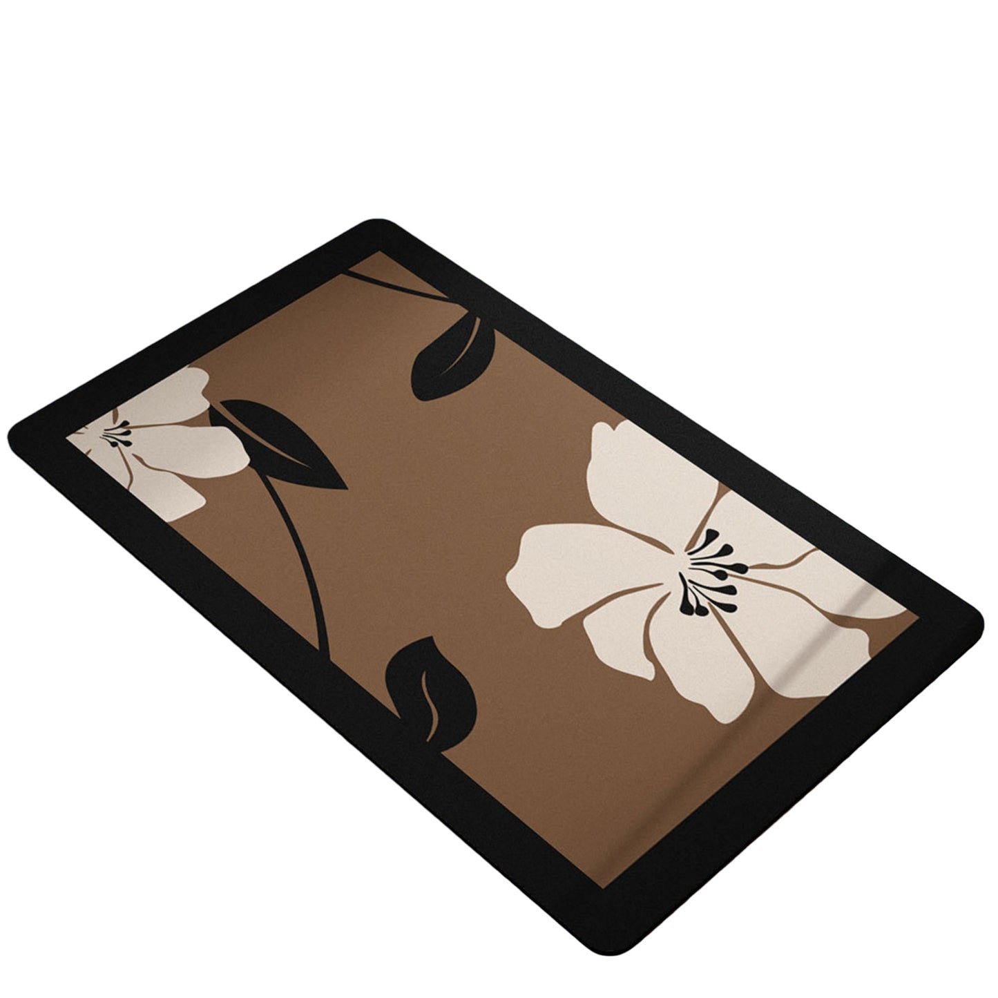 Rectangular Diatomite Bath Mat Soft Suede Surface Bathroom Floor Mat