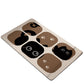 Rectangular Diatomite Bath Mat Soft Suede Surface Bathroom Floor Mat