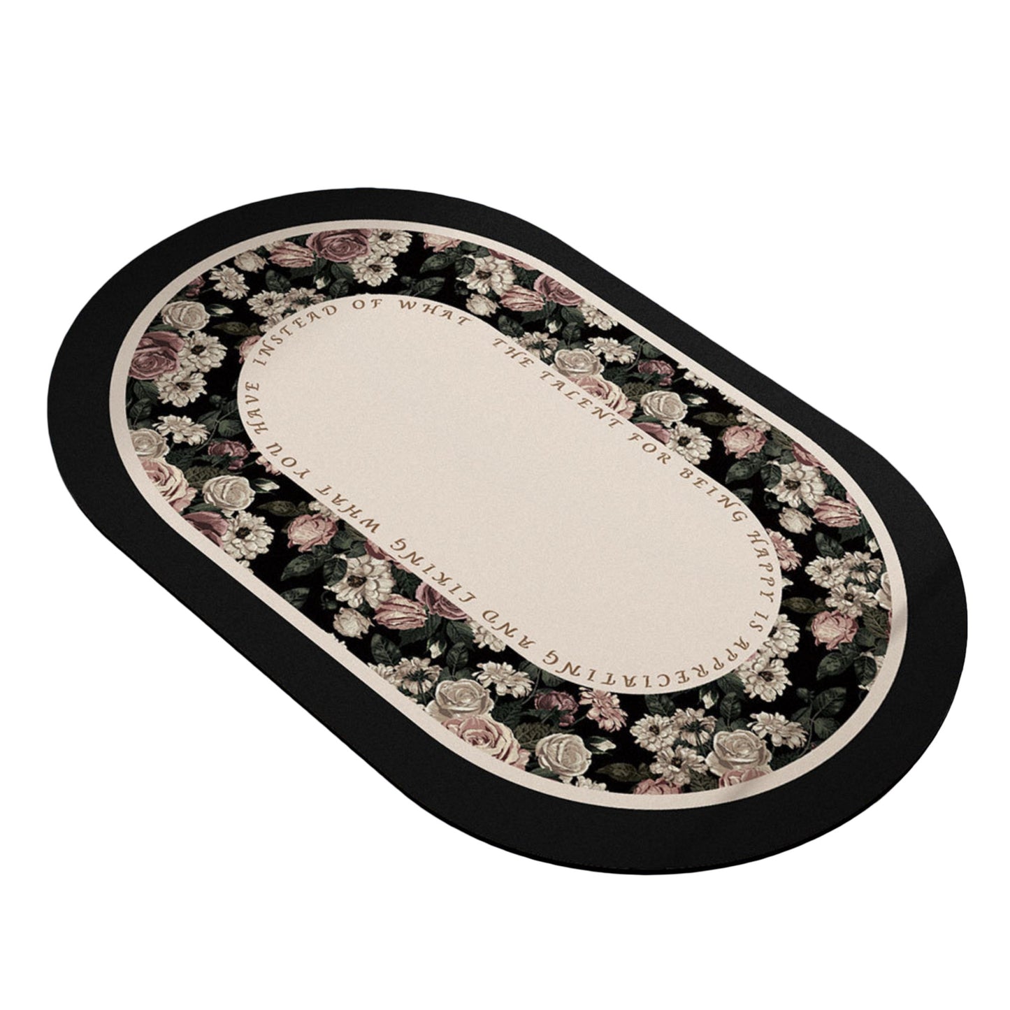 Absorbent Bathroom Floor Mat Non Slip Quick Dry Bath Rug Soft Diatom Mud Entryway Mat