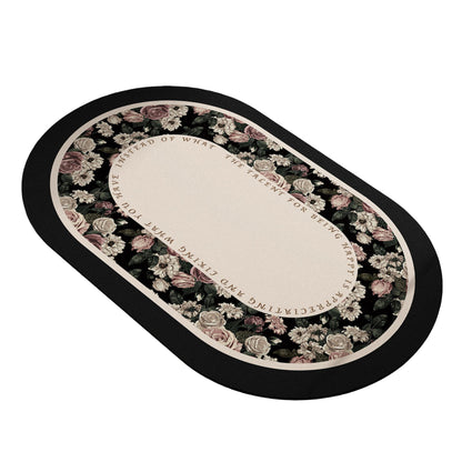Absorbent Bathroom Floor Mat Non Slip Quick Dry Bath Rug Soft Diatom Mud Entryway Mat