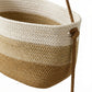 3 Tier Hanging Storage Basket Cotton Rope Wall Organizer Neutral Space Saving Storage