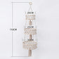 3 Tier Macrame Hanging Storage Basket Cotton Rope Wall Organizer Boho Space Saving Storage
