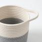 Small Hanging Storage Basket with Handle Woven Style Organizer for Bathroom Bedroom Entryway