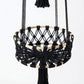 Three Tier Hanging Storage Organizer Macrame Style Basket for Plants Bathroom Kitchen Bedroom