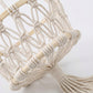 Three Tier Hanging Storage Organizer Macrame Style Basket for Plants Bathroom Kitchen Bedroom