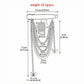 Safety Pin Brooch Chain Tassel Butterfly Charm Rose Pendant Statement Design