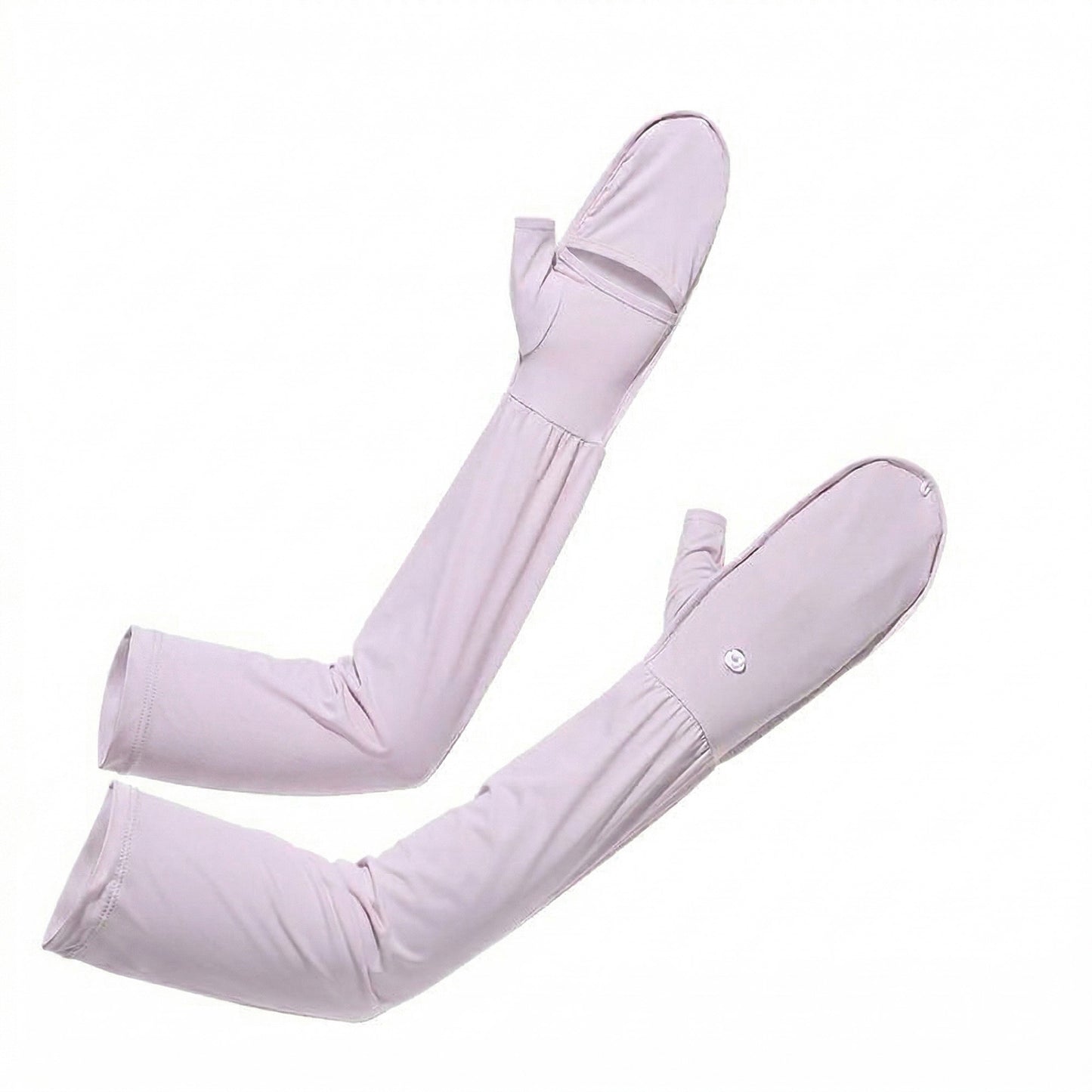 UV Protection Arm Sleeves with Thumb Holes Adjustable Cuff Cooling Sun Sleeves for Outdoor Use