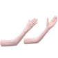 Arm Sleeves with Gloves Adjustable Cuff Breathable Cooling Sun Sleeves for Outdoor Use
